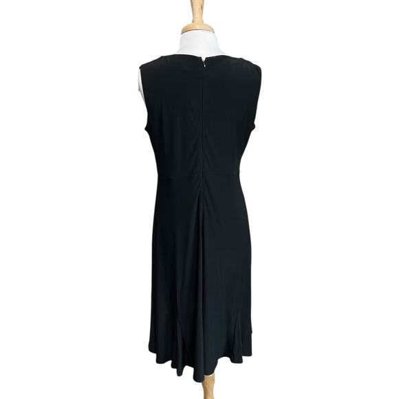 RM RICHARDS Women's 12 Black Sheath Dress Party Career Shift Sleeveless NWT - Picture 5 of 6